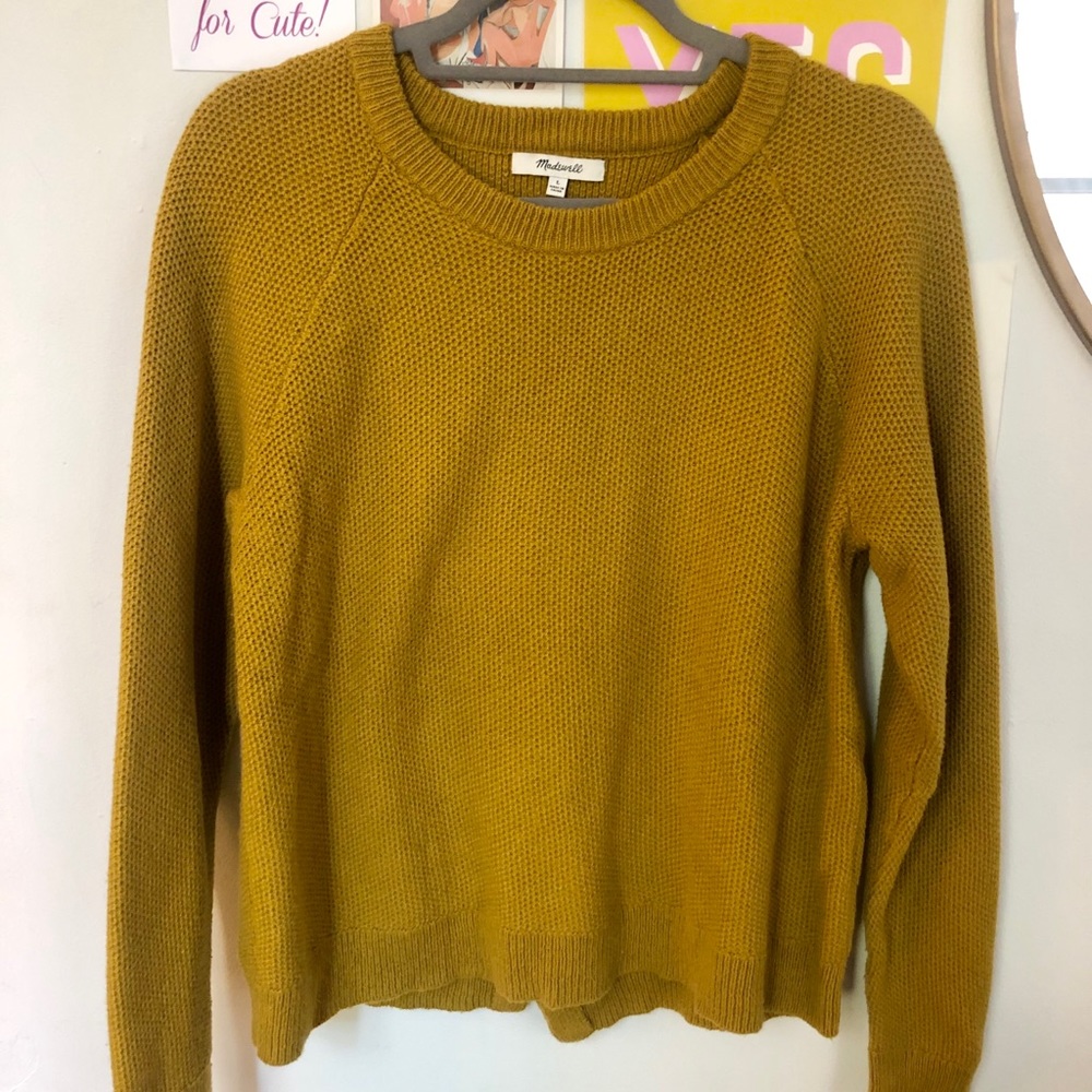 Madewell Mustard Yellow Sweater